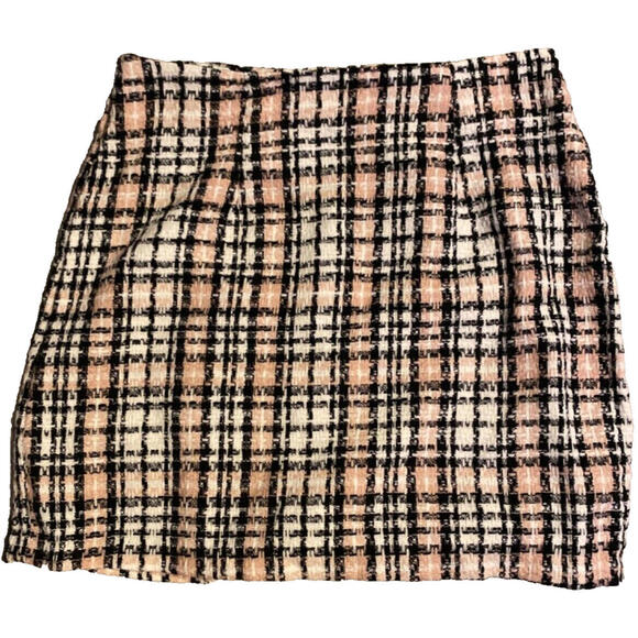 Jodi Kristopher Dresses & Skirts - Vintage Jodi Kristopher Mini Plaid Tweed Skirt Women Juniors Size 7/8